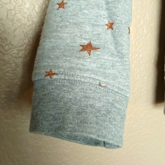 Pony Tails | Girls | Sparkly Stars Hooded Sweater| M(5/6) - Picture 8 of 11